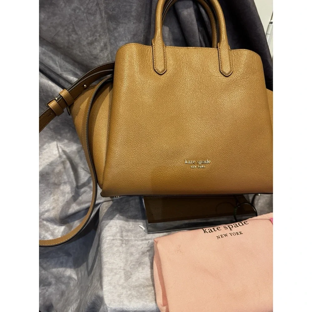 Kate Spade Brown Bungalow Crossbody Purse Leather,- Classic Elegant‎ $378 - Picture 11 of 12